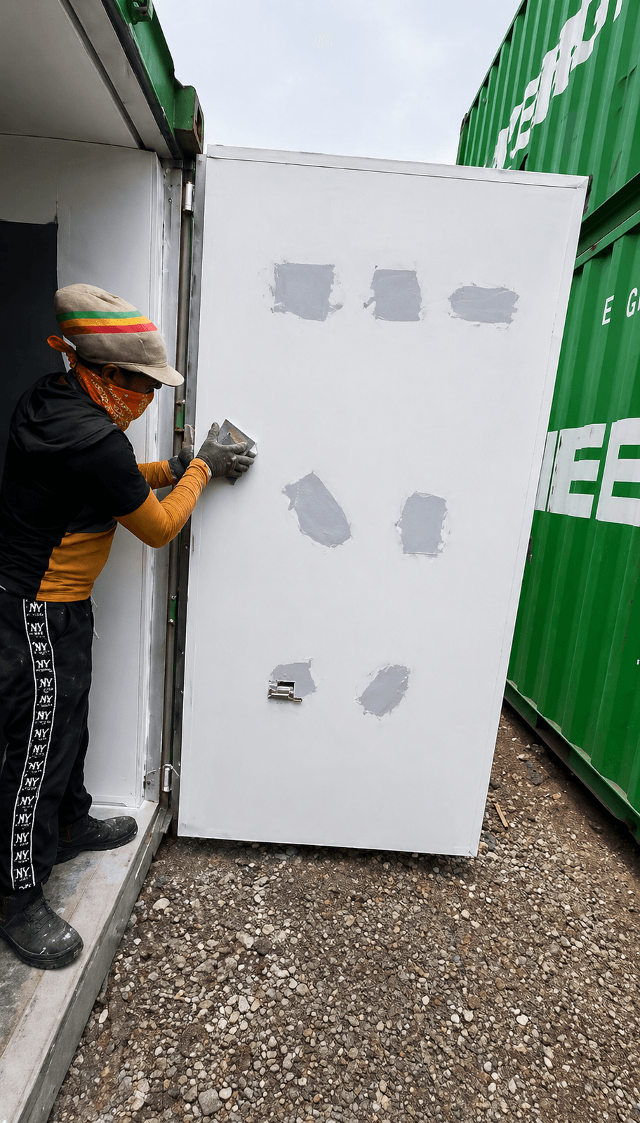 Door welding and prep